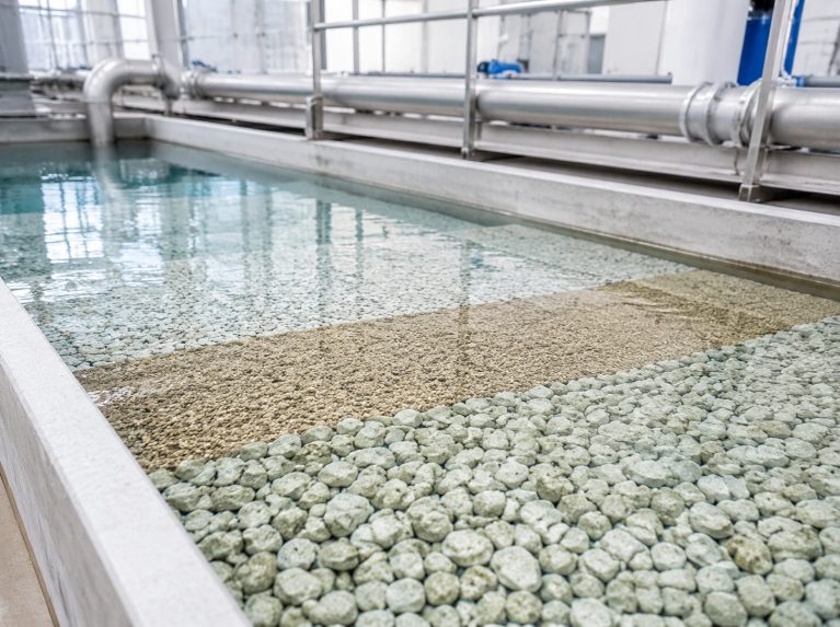 湘潭九华示范区水处理除氨氮沸石滤料